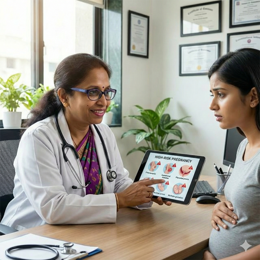 High-risk pregnancy monitoring and care by Dr. Vinita Khemani